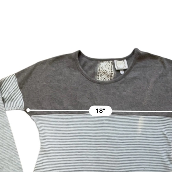 L & S cardigan top tunic boho style multicolored striped cheetah print Small - Picture 4 of 15